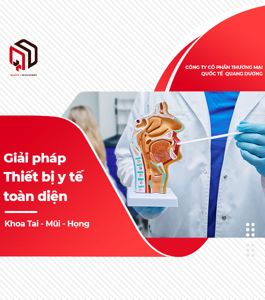 Giải pháp thiết bị toàn diện khoa tai mũi họng tại quang dương medical